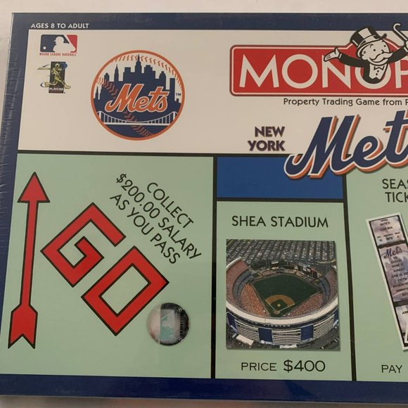 Vintage Monopoly New York Mets MLB Collector’s Edition Board Game 2001 Sealed - Picture 2 of 9